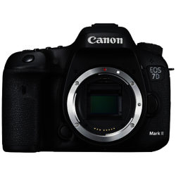 Canon EOS 7D MK II Digital SLR Camera, HD 1080p, 20.2MP, 3 LCD Screen, Body Only